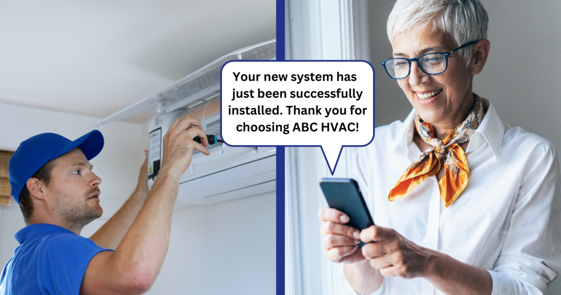 HVAC texting